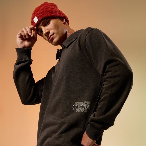 JOMA MIMETIC PULÓVER FEKETE