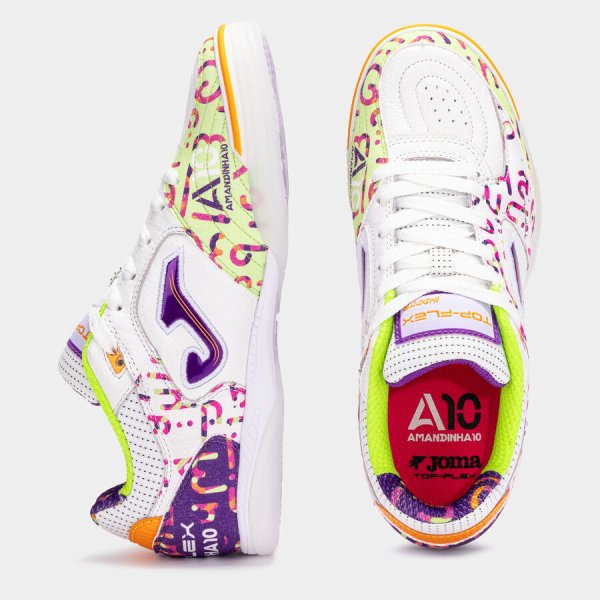 JOMA TOP FLEX BŐR TEREMCIPŐ 2572IN "AMANDINHA 10" FEHÉR