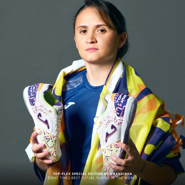 JOMA TOP FLEX BŐR TEREMCIPŐ 2572IN "AMANDINHA 10" FEHÉR