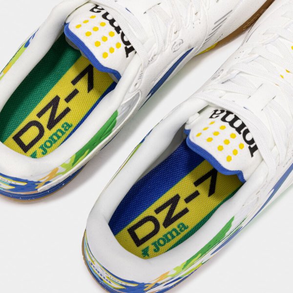 JOMA DZ-7 FUTSAL TEREMCIPŐ DZ7W2582IN "DYEGO" FEHÉR SÁRGA ZÖLD