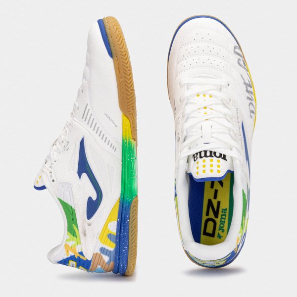 JOMA DZ-7 FUTSAL TEREMCIPŐ DZ7W2582IN "DYEGO" FEHÉR SÁRGA ZÖLD