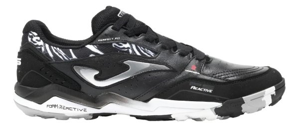 JOMA FS REACTIVE BŐR MŰFÜVES FUTBALLCIPŐ FSS2501TF FEKETE