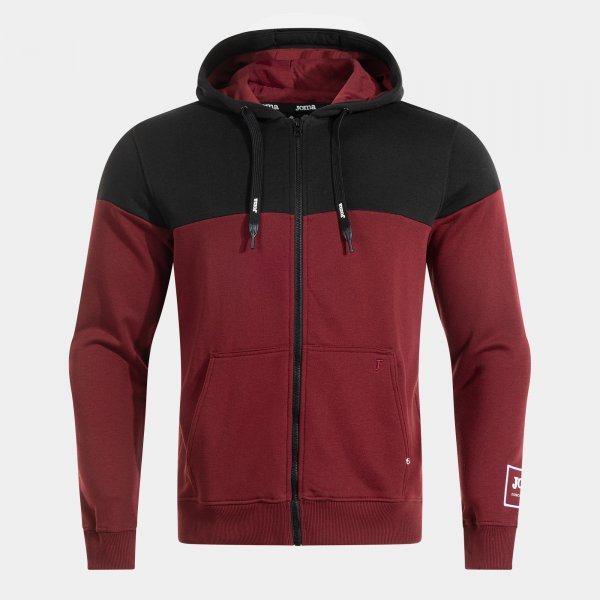 Joma Urban Street cipzáras kapucnis pulóver bordó
