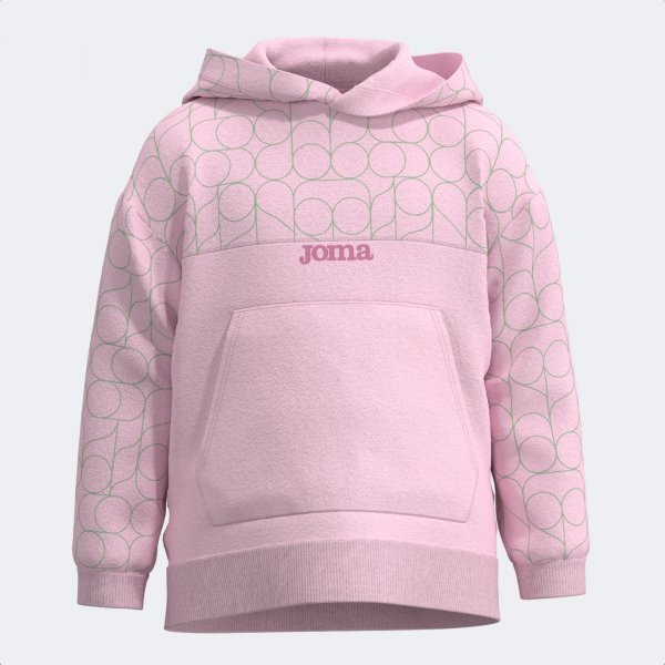 Joma New Metaverse kapucnis pulóver világos rózsaszín
