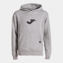 Joma Lion kapucnis pulóver melange szürke