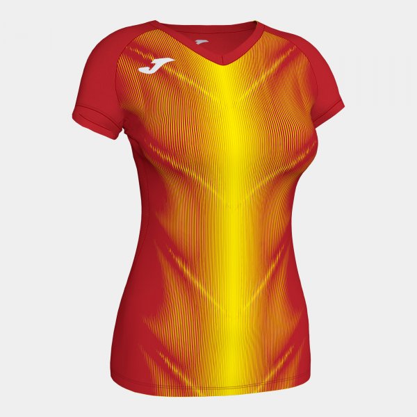 Joma Olimpia női mez piros-sárga rövid ujjú