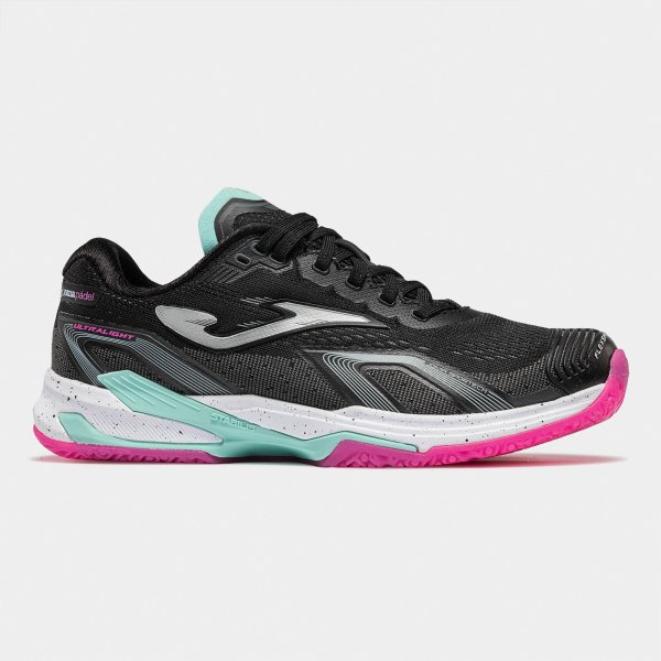 JOMA ULTRA LIGHT NŐI PADEL CIPŐ FEKETE